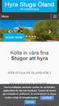Mobile Screenshot of hyrastugaoland.se